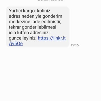 E-ticaret Marka Taklidiyle Dolandırıcılık Sizin Numaranızla Alakasız Numaradan Gelen Mesaj