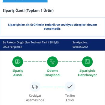 Avansas A4 Kağıt Aldım Ancak Ürünümü Göndermedi