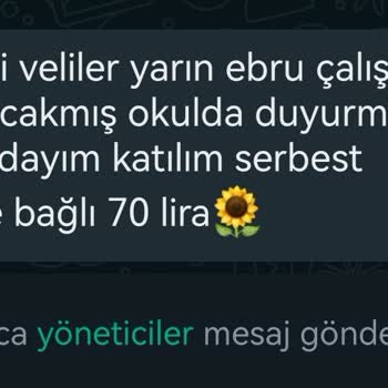 Milli Eğitim Bakanlığı (MEB) Okul Da İstenen Okul Aidatları