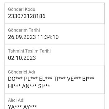 Sendeo 8 Gün Kargo Getirmedi.