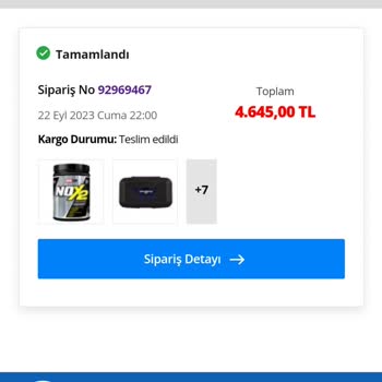 Supplementler Eksik Gelen 3 Ürün