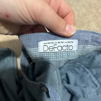 DeFacto Pantolon Un Solması Diz Vermesi 3 Ay Süreyi 15 Gün Geçmesi