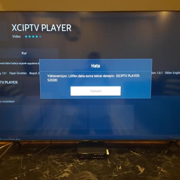 Samsung TV Uygulama Yükleyemiyorum.
