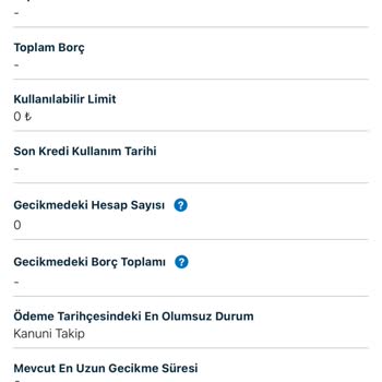 Kredi Kayıt Bürosu Borcum Yok Ancak Kanuni Takip Görünüyor.