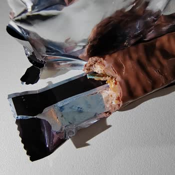 Eti Gıda Eti Maksimus İçinden Silikon Benzeri Yeşil Plastik Çıktı