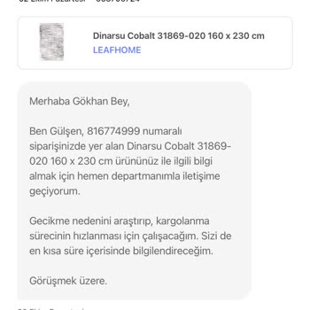 Hepsiburada Parasını Aldığı Halımı Göndermedi