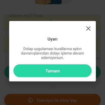 Dolap Hesabımın Bilgim Dışında Kapatılması