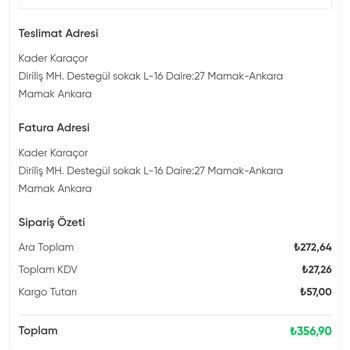 Hazelanna Kusurlu Ürüne Eksik Geri İade Ödemesi