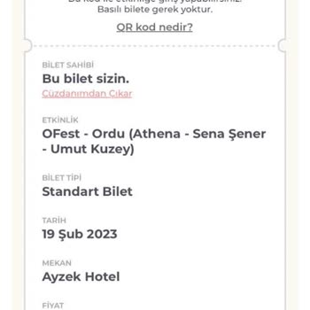 Milyon Bilet Para İadesi Yapmıyor.