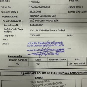 Media Markt Hasarlı Gelen Televizyonu Değişim Yapmıyor