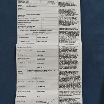 Martı Cezamı Ödemiyorlar 20 Bin Ceza Yedim