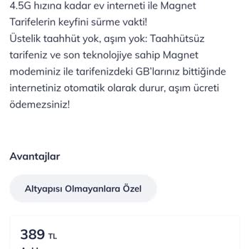 Türk Telekom Magnet Ve Ev İnterneti