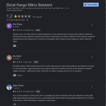 Esen Shop'un Anlaşmalı Kargo Sorunu (Sürat Kargo)