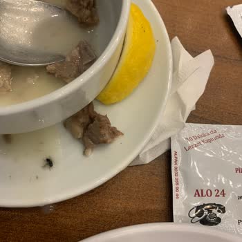 Alo24 Muğla/Milas'ta Bulunan Bir İşletmede Çorba İçerken Yaşadığım Sorun