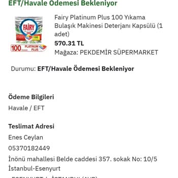 PttAVM Ödeme Yapılamaması Ve Kargoya Verilmemesi