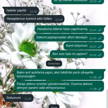 Nare Giyim Para İademin Yapılmaması