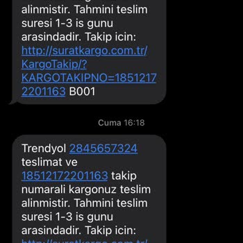 Sürat Kargo Kargo Teslim Edilmemesi
