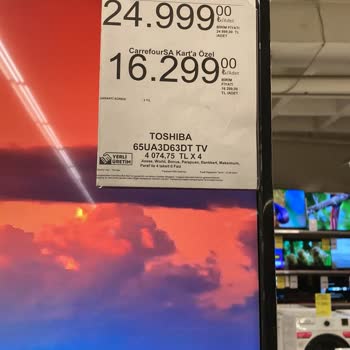 Carrefour SA Stokta Olup Da Fiyat Yüzünden Teşhir Ürün Vermesi