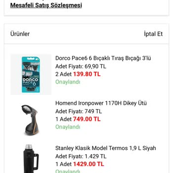 A101 Den Online Alınan Ürünlerin Halen Gelmemesi