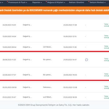 Trendyol Satıcı Destek Ve Bildirim Hattı