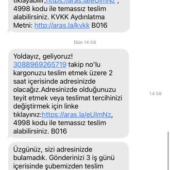 Aras Kargo Adreste Bulamadık Sorunu