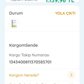 ebebek Ürün Sipariş Ulaşmıyor