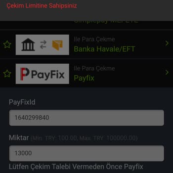 Dumanbet Para Çekemiyorum Yardım