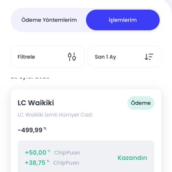 Chippin'le Ödeme Yapma