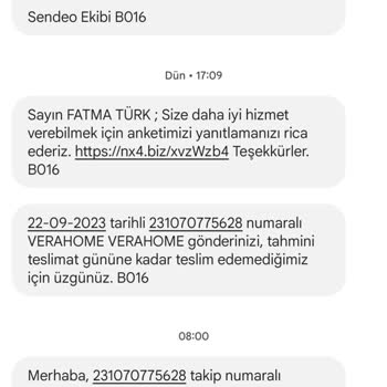 Sendeo Trendyol'dan Alışverişimle İlgili Sorun Yaşadım