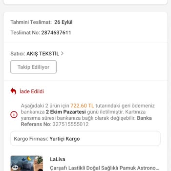 Trendyol Sipariş Ve Trendyol Express Kargo Mağduriyeti