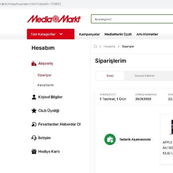 Media Markt 11 Gündür Tedarik Edilemeyen Ürün