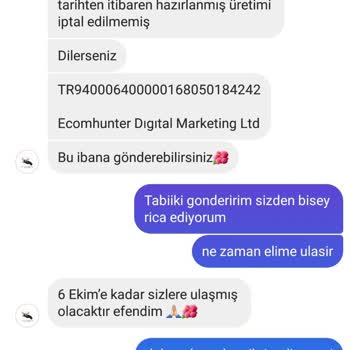 Miamoremi Sipariş Edilen Kolye Nedensiz Şekilde İptal Edildi