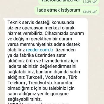 Reeder Ekran Hemen Isınması Ve %100 Şarjın Hemen Bitmesi