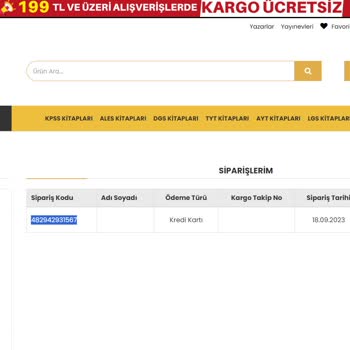 Ykmkitap Sipariş Verdiğim Ürünü Göndermedi Paramı Geri Ödemedi