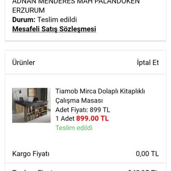 A101 İnternet Alışverişinden Aldığım Kargo Hala Teslim Edilmedi