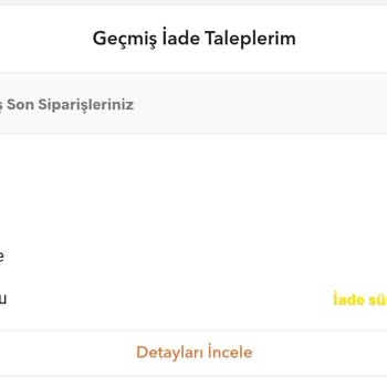 Modanisa İadenin Zamanında Yapılmaması