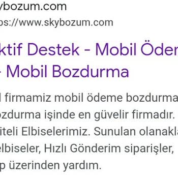 Sky Bozum Mobil Ödeme Bozum Sorunu