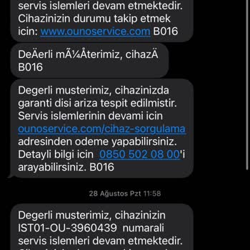 Ouno Service Media Markt'tan Aldığım Xiaomi Marka Robot Süpürgenin Ouno Servisi