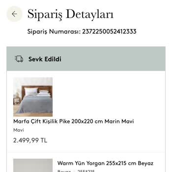 Chakra Pakette Ölçünün 220x 260 Olmasına Rağmen Farklı Ebatlarda Olması