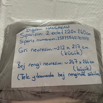 Chakra Pakette Ölçünün 220x 260 Olmasına Rağmen Farklı Ebatlarda Olması