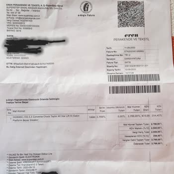 SuperStep Yanlış Ürün Gönderildi Ve Yanlış Kabul Edilmiyor