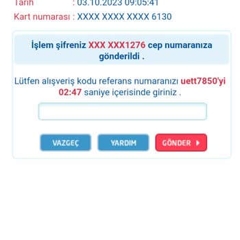 Paycell Kartıma Çiçek Sepetinden Onay Gelmiyor