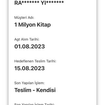 AGT Kurye Sorumsuzluğu Ve Teslim Edilmeyen Kargo