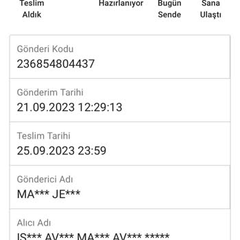 Mavi Jeans Ürün Teslim Edilmemesi