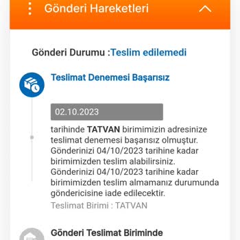 MNG Kargo Bitlis Tatvan Şube Kargoyu Teslim Etmiyor.