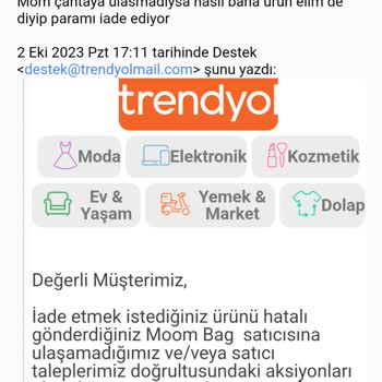 Trendyol Firmasi Ve Onlardan Aldığım Moon Bağ Canta Firması