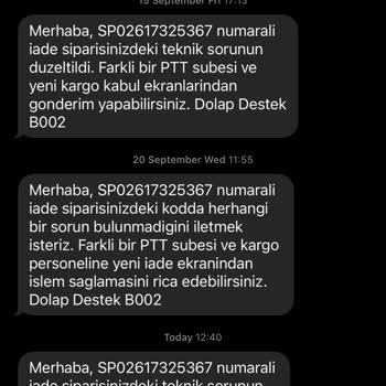 Dolap PTT İade Kabul Sorununu Çözmüyor