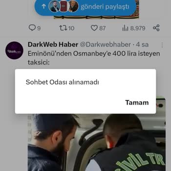 Twitter Sohbet Odası Sorunları