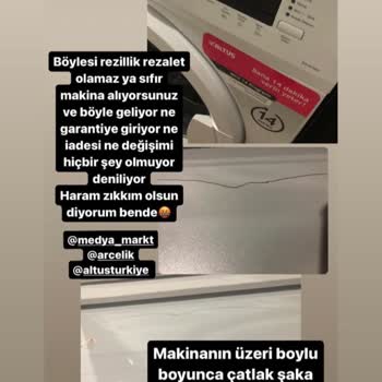 Media Markt'tan Alınan Çamaşır Makinesi