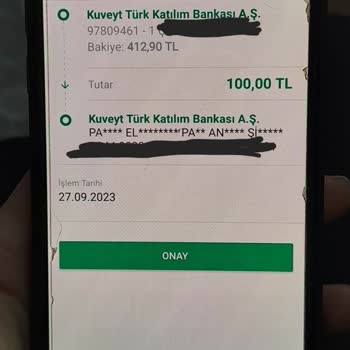 Kuveyt Türk Kuveyt Hesabına İade Olmayan Para